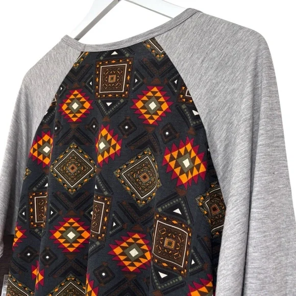 LuLaRoe Randy 3/4 Sleeve Pullover Stretch Top Size 2XL NWT - Picture 11 of 12